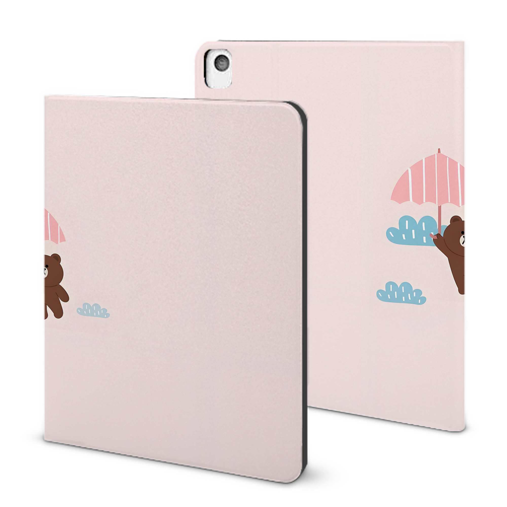 （画像用） リラックマ リラックマ キイロイトリ Rilakkuma Korilakkuma Kiiroitori IPadケース ペンホルダー付き ブックスタイルデザイン